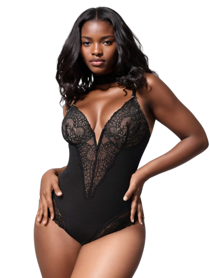 Deep-V Bodysuit Shaper